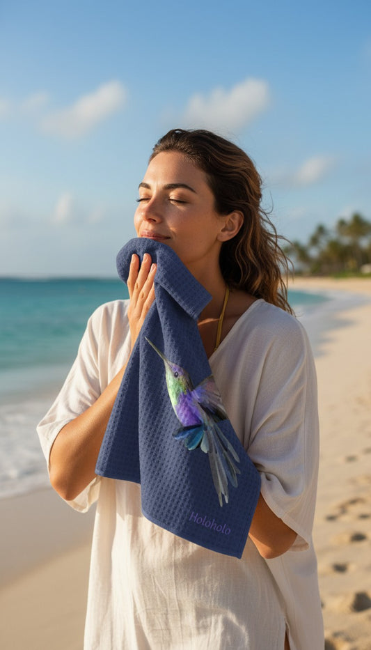 Holoholo-USA Cleaning Towel – Hummingbird Serenade