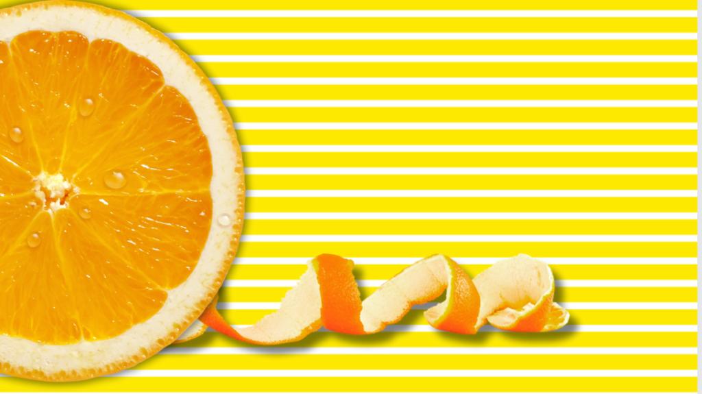 Holoholo-USA XL sand-free microfiber beach towel Citrus Splash Orange Peel design