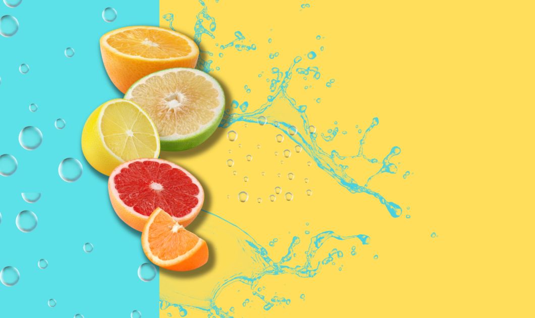 Citrus Splash Lime Print Beach Towel