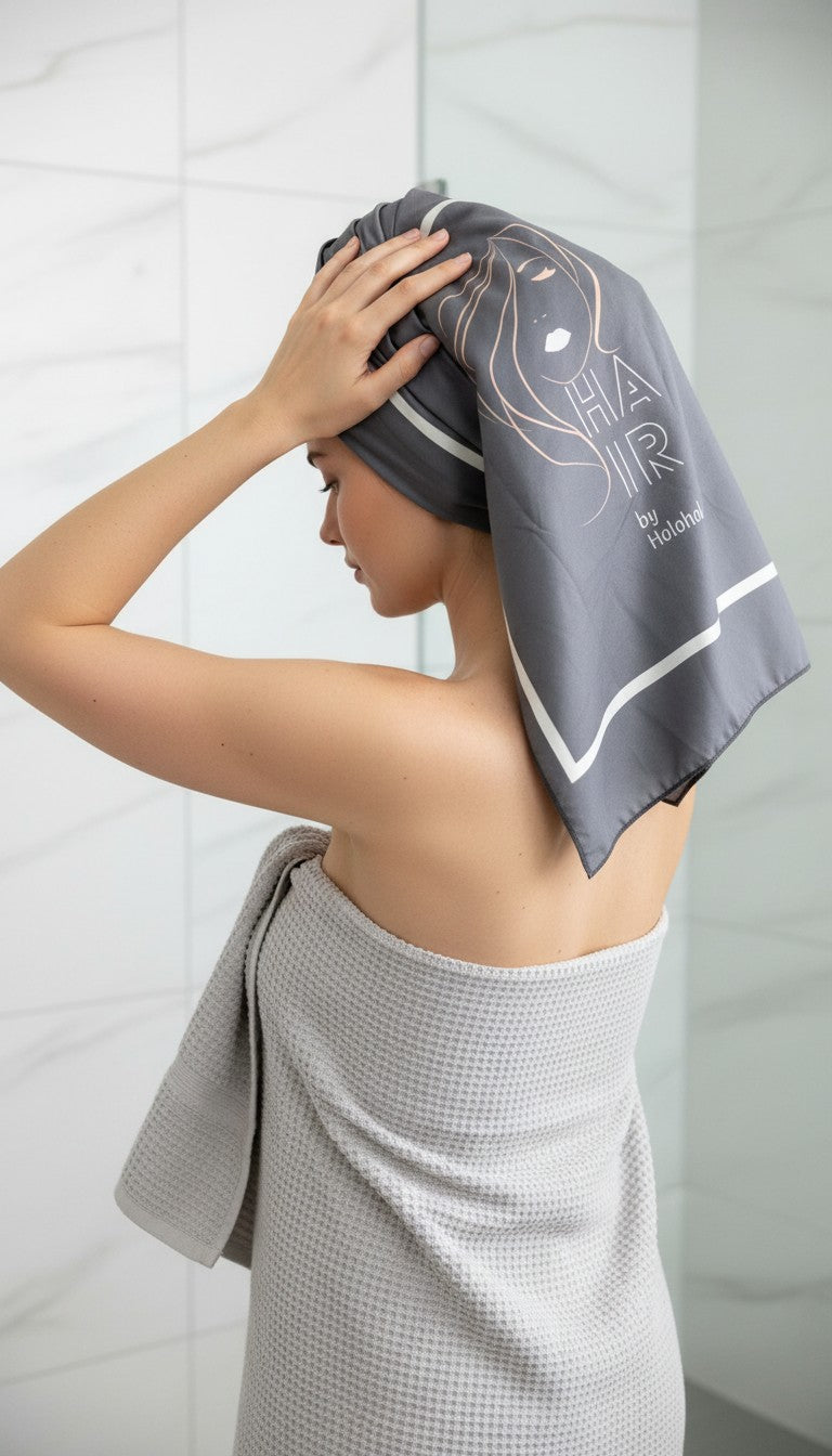 Holoholo-USA Microfiber Hair Towel – She Hair - Anti-Frizz, Reduces Hair Loss, Ultra-Soft